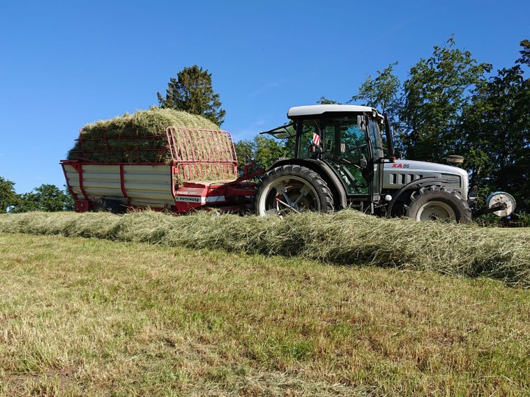 Bestes Heu aus eigener Produktion