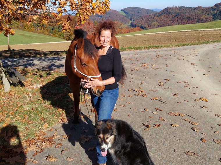 Esther Häner mit Mahara H und Cindy