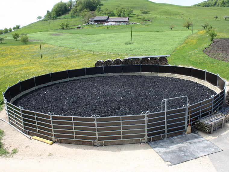 Unser grosszügiger Round Pen