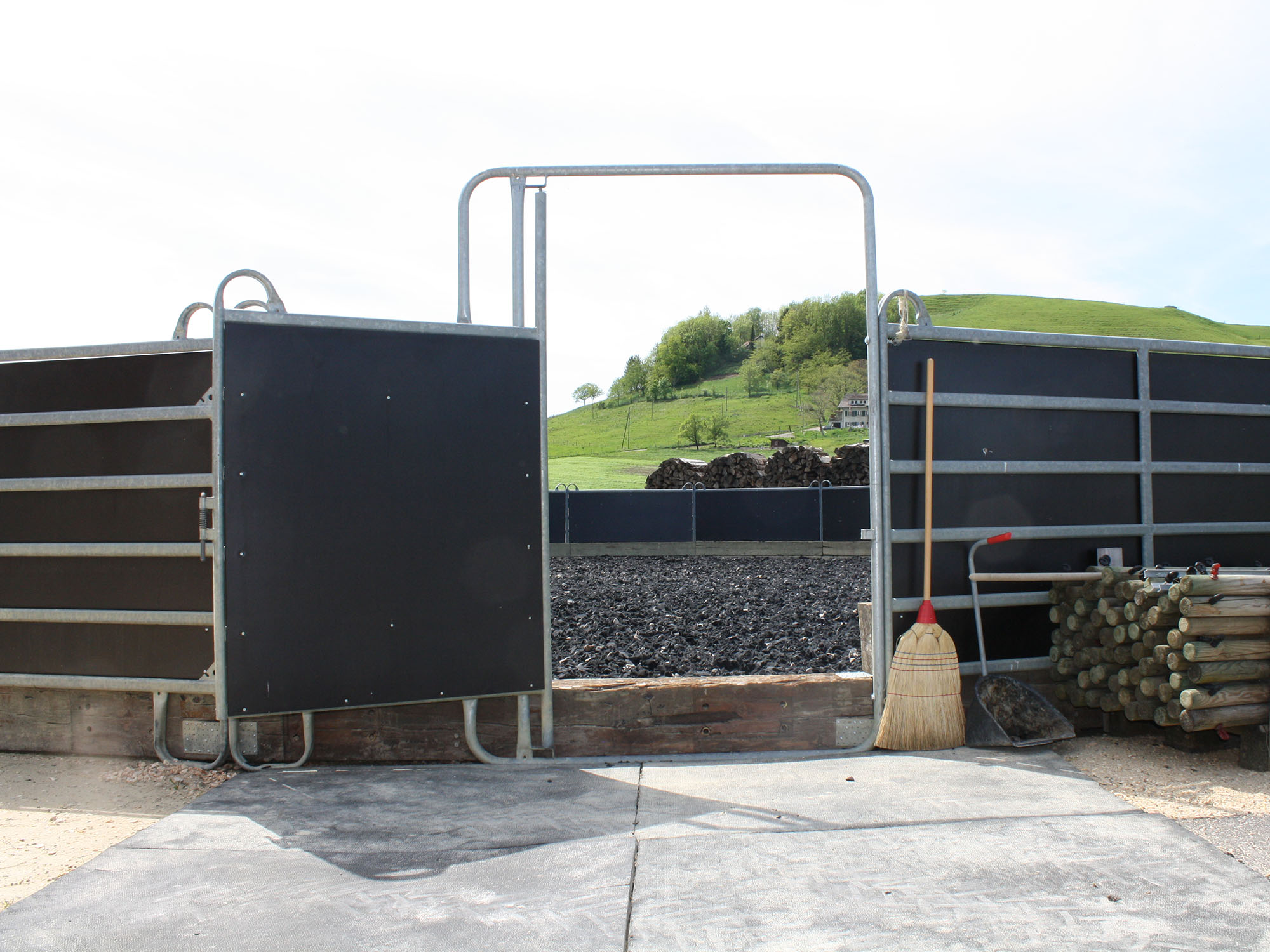 Unser grosszügiger Round Pen